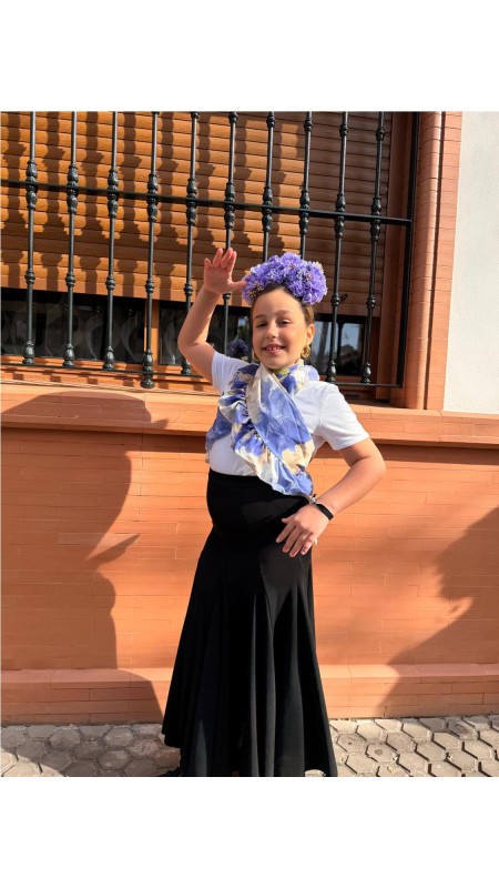 FALDA ENSAYO NIÑA NEGRO