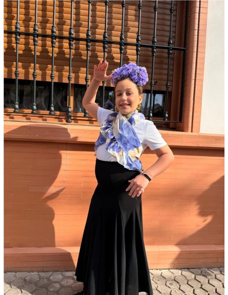 FALDA ENSAYO NIÑA NEGRO