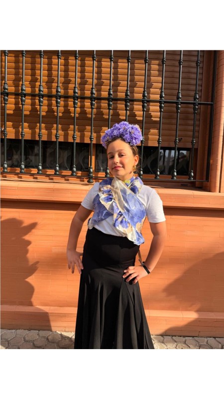 FALDA ENSAYO NIÑA NEGRO 2