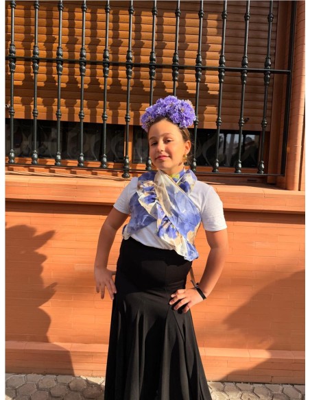 FALDA ENSAYO NIÑA NEGRO