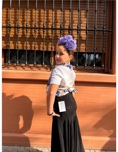 FALDA ENSAYO NIÑA NEGRO