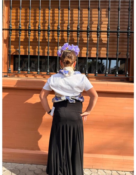 FALDA ENSAYO NIÑA NEGRO