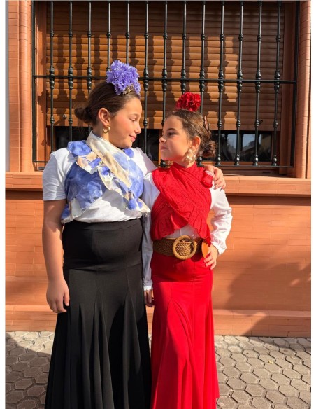 FALDA ENSAYO NIÑA NEGRO