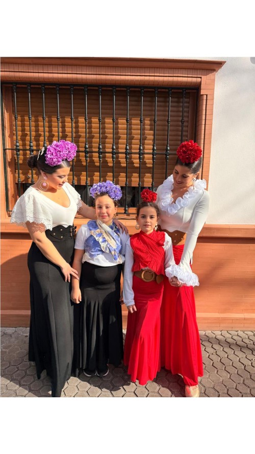 FALDA ENSAYO NIÑA NEGRO