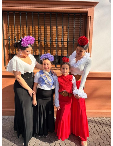 FALDA ENSAYO NIÑA NEGRO