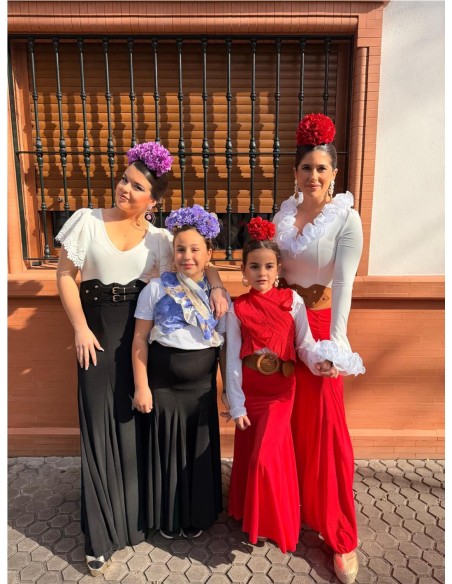 FALDA ENSAYO NIÑA NEGRO