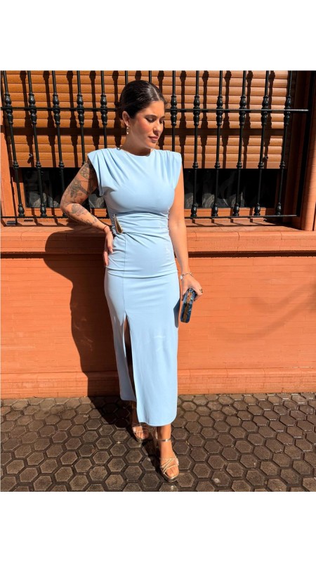 VESTIDO MARTINA CELESTE