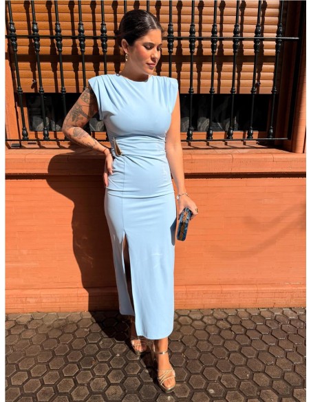 VESTIDO MARTINA CELESTE