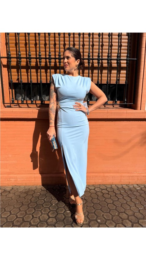 VESTIDO MARTINA CELESTE