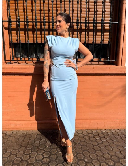 VESTIDO MARTINA CELESTE