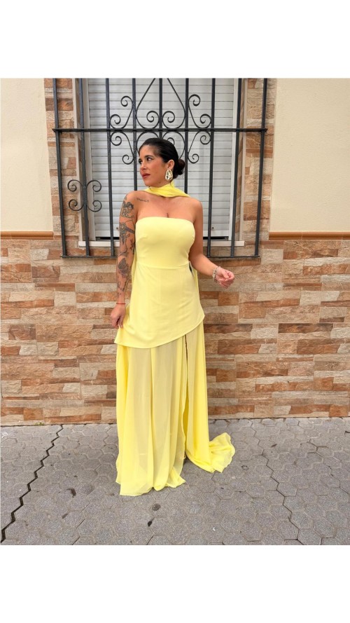 VESTIDO VALERIA AMARILLO