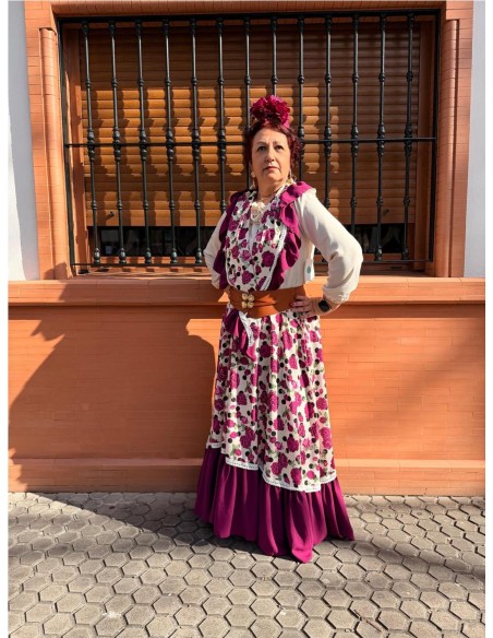 FALDA ROSAS BUGANVILLA