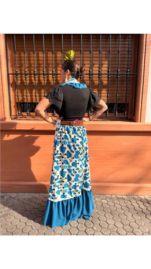 FALDA ROSAS PETROLEONEGRO