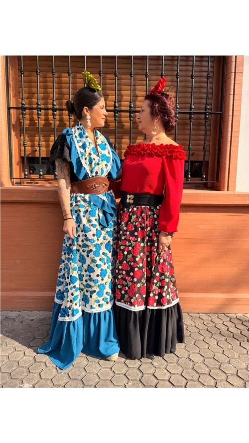 FALDA ROSAS PETROLEONEGRO