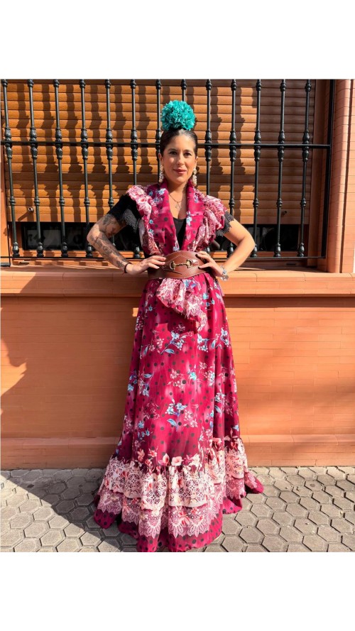 FALDA FLORES BUGANVILLA