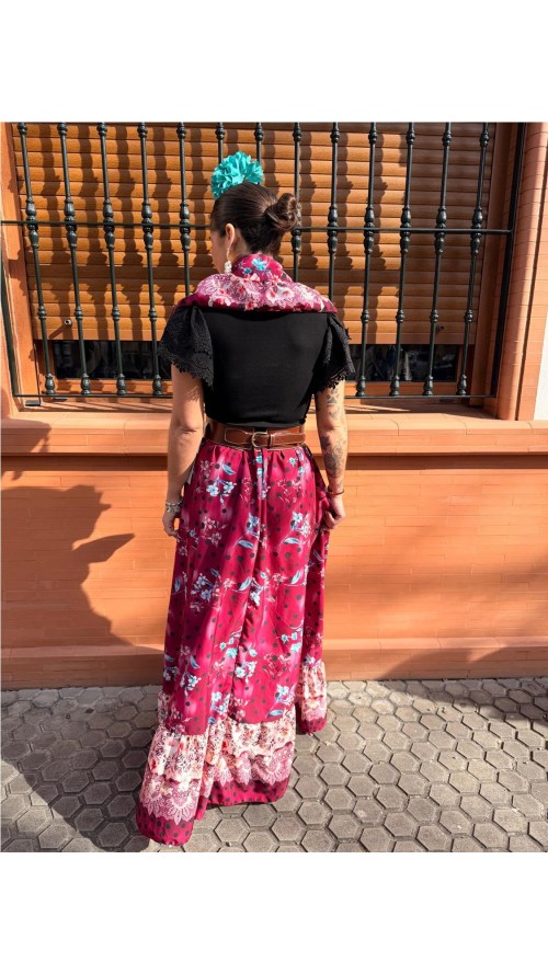 FALDA FLORES BUGANVILLA