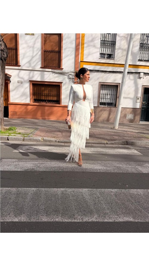 VESTIDO FLORENCIA BLANCO