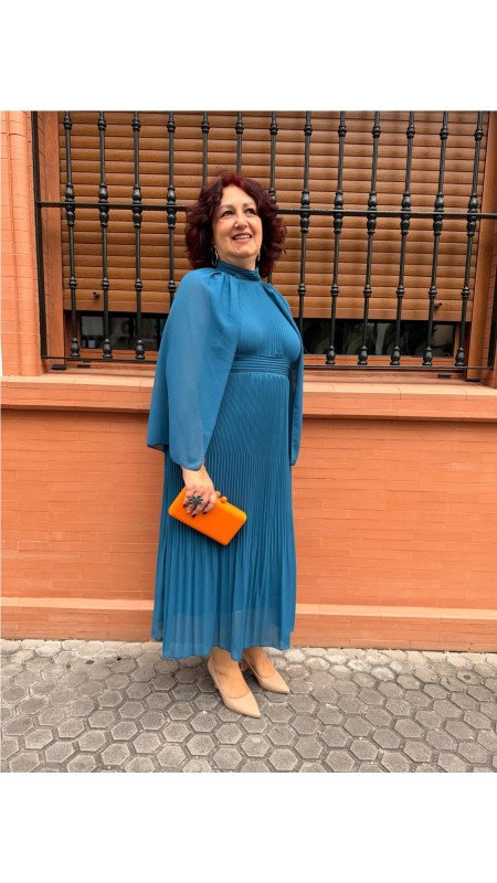 VESTIDO DUBLIN PETROLEO