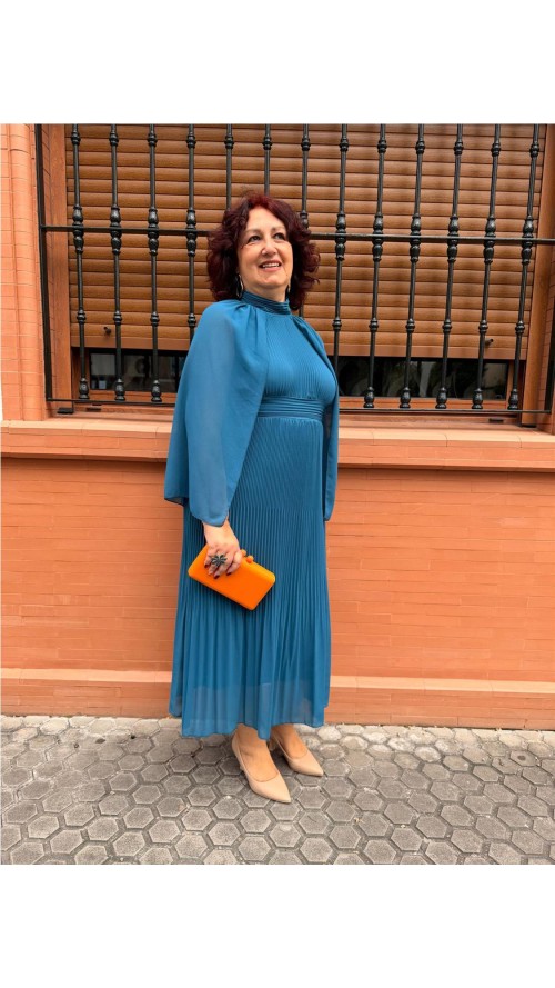 VESTIDO DUBLIN PETROLEO