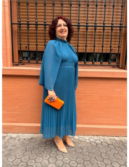 VESTIDO DUBLIN PETROLEO