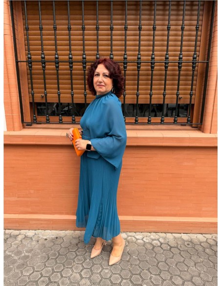 VESTIDO DUBLIN PETROLEO