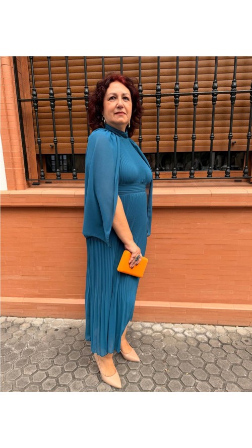 VESTIDO DUBLIN PETROLEO