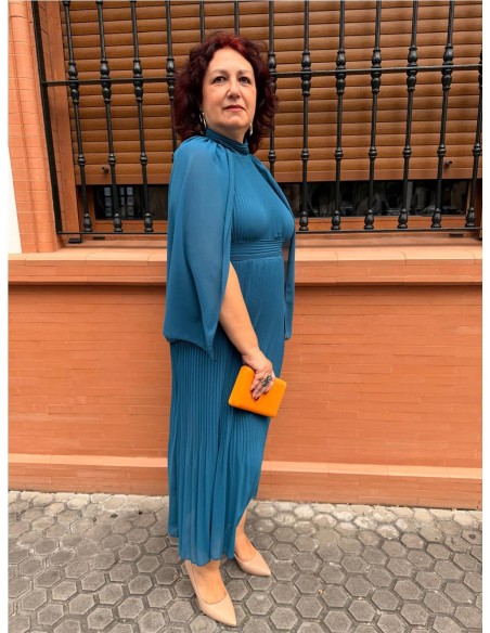 VESTIDO DUBLIN PETROLEO