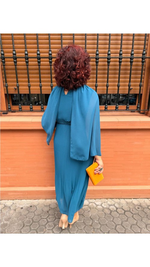 VESTIDO DUBLIN PETROLEO