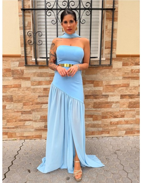 VESTIDO VALENTINA CELESTE