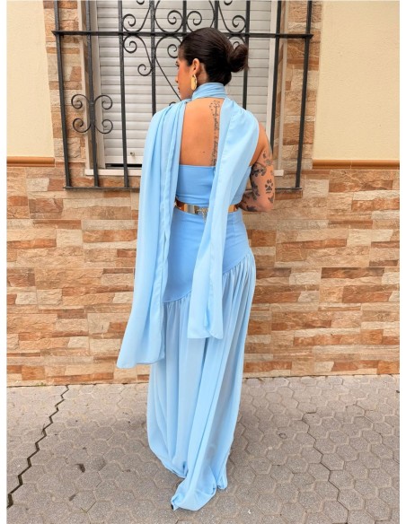 VESTIDO VALENTINA CELESTE