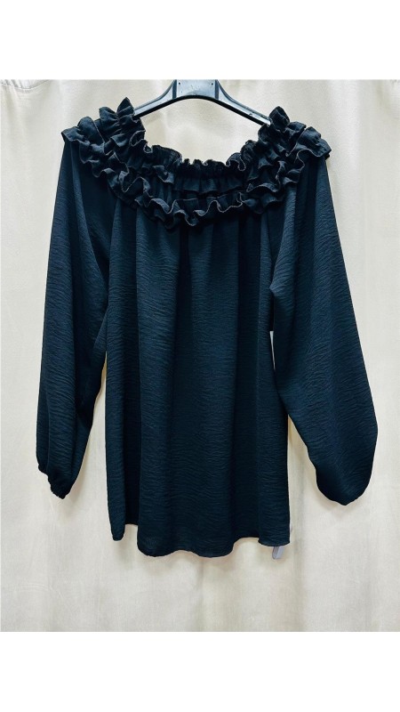 CAMISA VIOLETA NEGRO