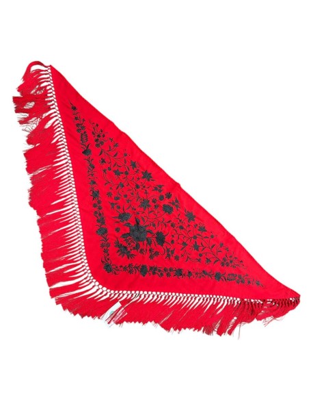 MANTON FLECOS CORTOS ROJO