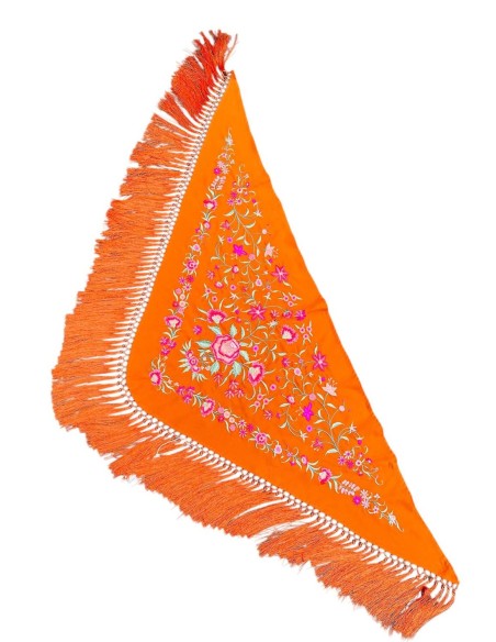 MANTON FLECOS CORTOS NARANJA