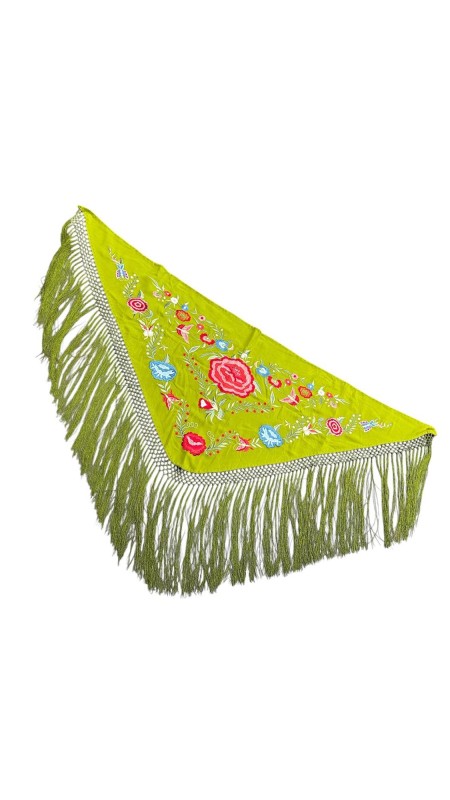 MANTON ROCIO VERDE LIMA 2