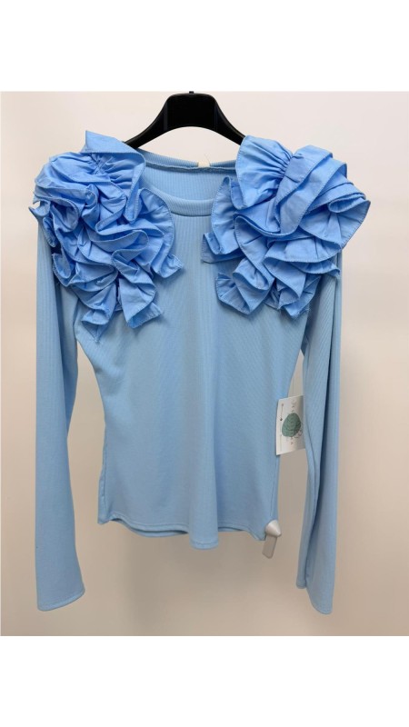 CAMISETA REAL CELESTE