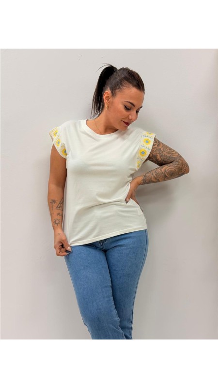 CAMISETA ABRIL AMARILLO