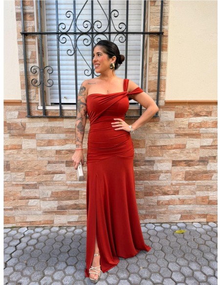 VESTIDO ANASTASIA BURDEOS