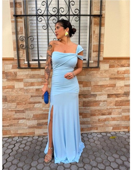 VESTIDO ANASTASIA CELESTE