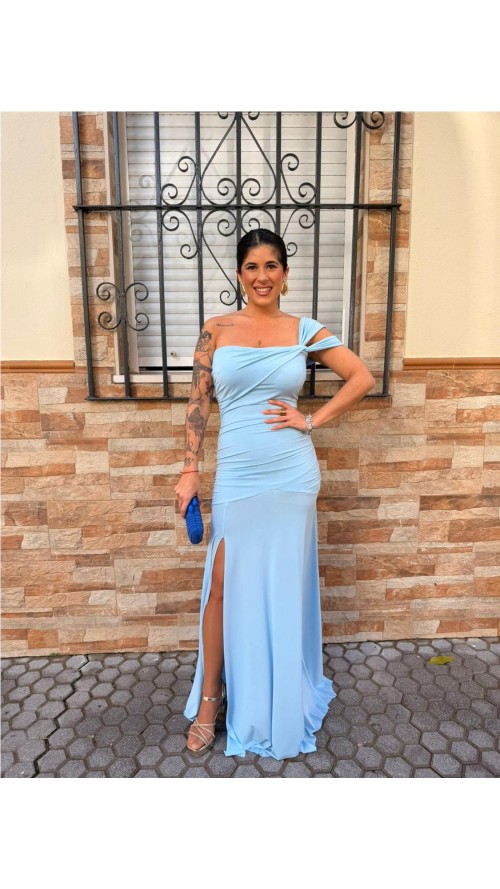 VESTIDO ANASTASIA CELESTE