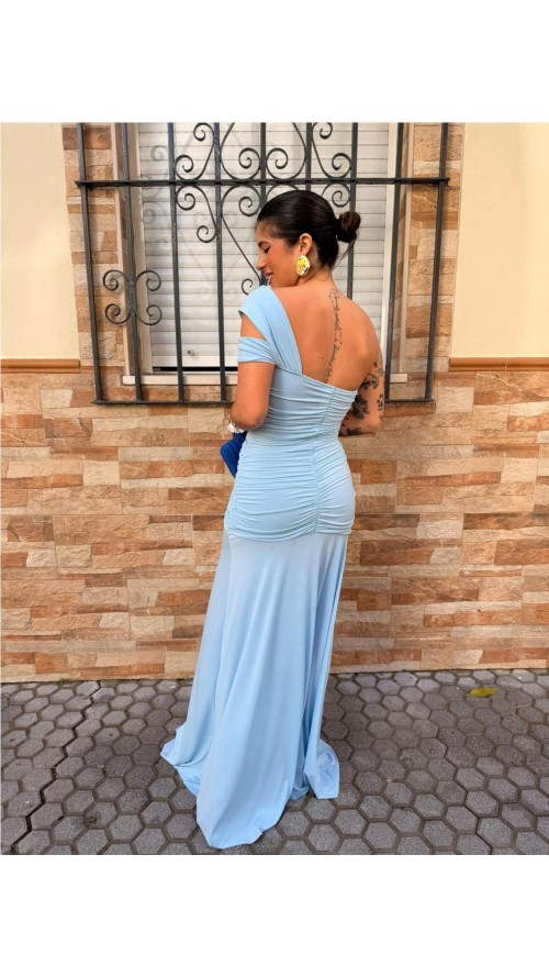 VESTIDO ANASTASIA CELESTE