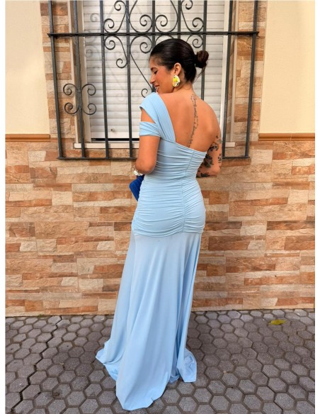 VESTIDO ANASTASIA CELESTE