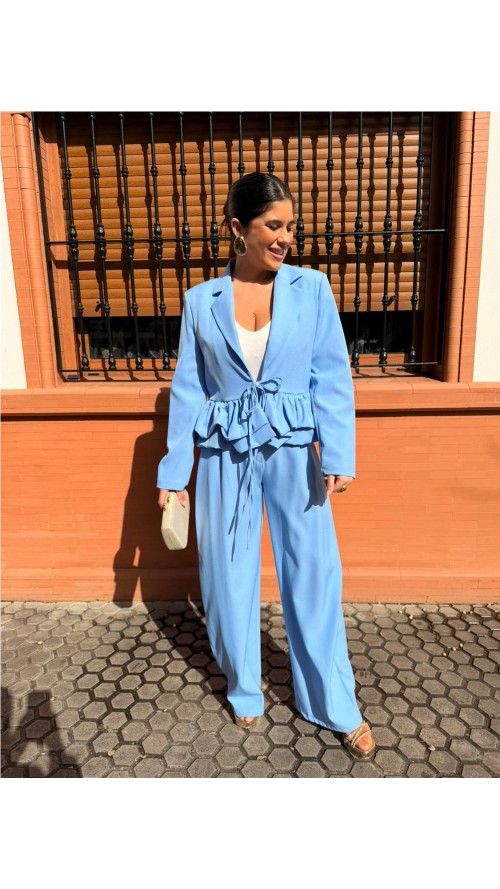 CONJUNTO PRADA CELESTE