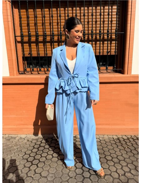 CONJUNTO PRADA CELESTE