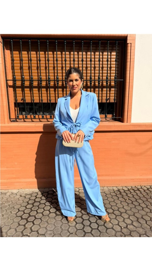 CONJUNTO PRADA CELESTE