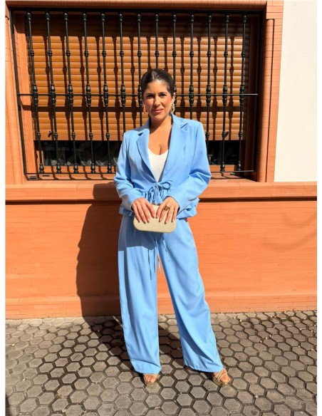 CONJUNTO PRADA CELESTE