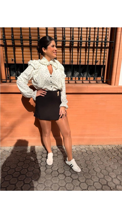 CAMISA CORAZONES BLANCO