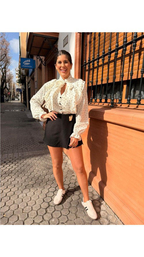 FALDA PANTALÓN ANTOJO NEGRO