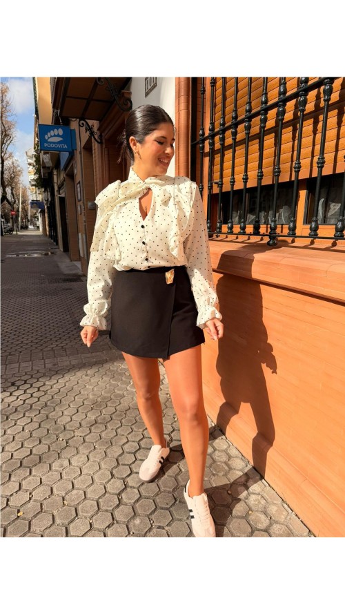 FALDA PANTALÓN ANTOJO NEGRO