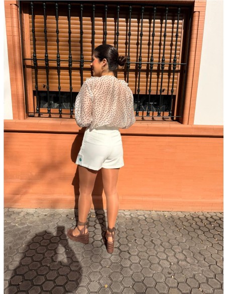 FALDA PANTALÓN ANTOJO BLANCO