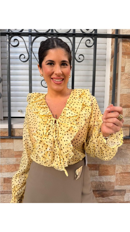 CAMISA AMAYA AMARILLO